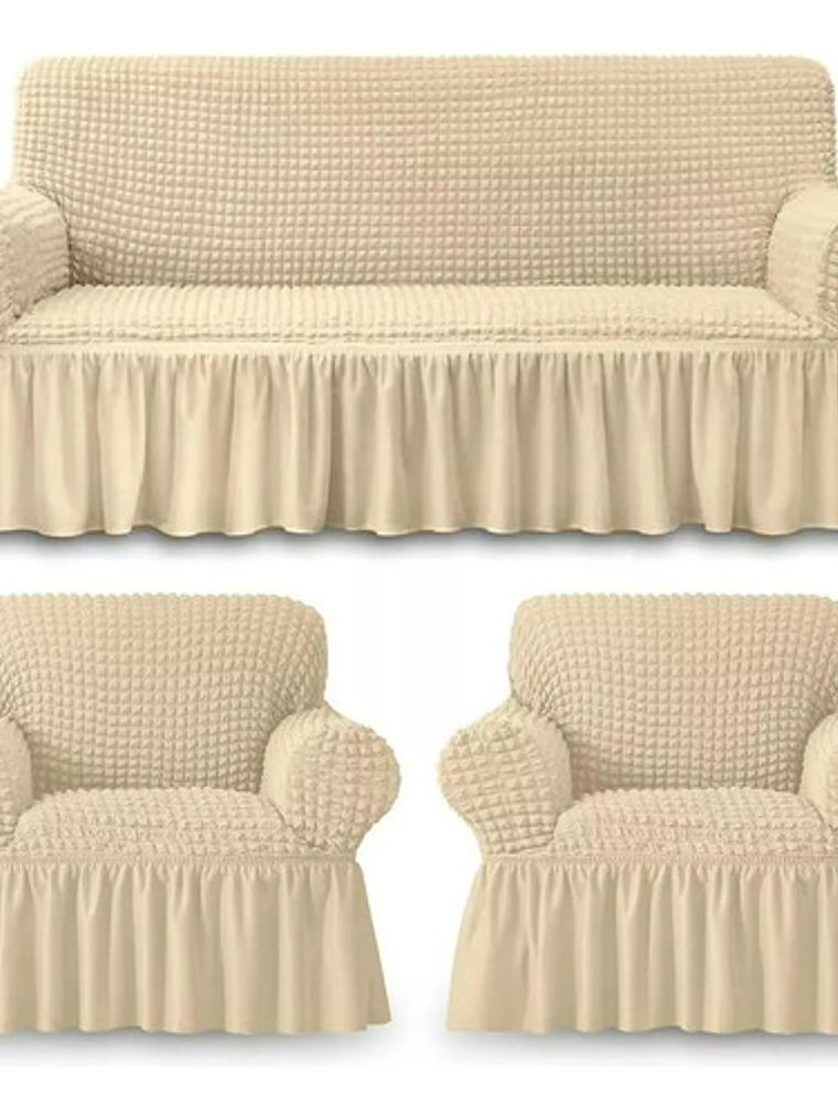 Juego De Fundas Turcos 100% Original 3+1+1 Set Completo 4