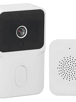 Citofono Timbre Camara Wifi Video Portero Inalámbrico Smart Color Blanco