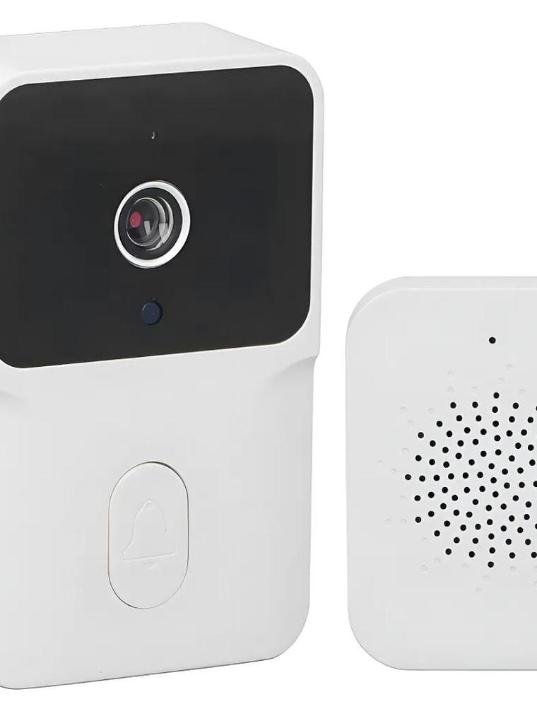 Citofono Timbre Camara Wifi Video Portero Inalámbrico Smart Color Blanco 1