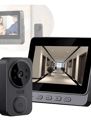 Timbre Visual Portero Con1080p Cámara+pantalla 4.3 Pulgadas