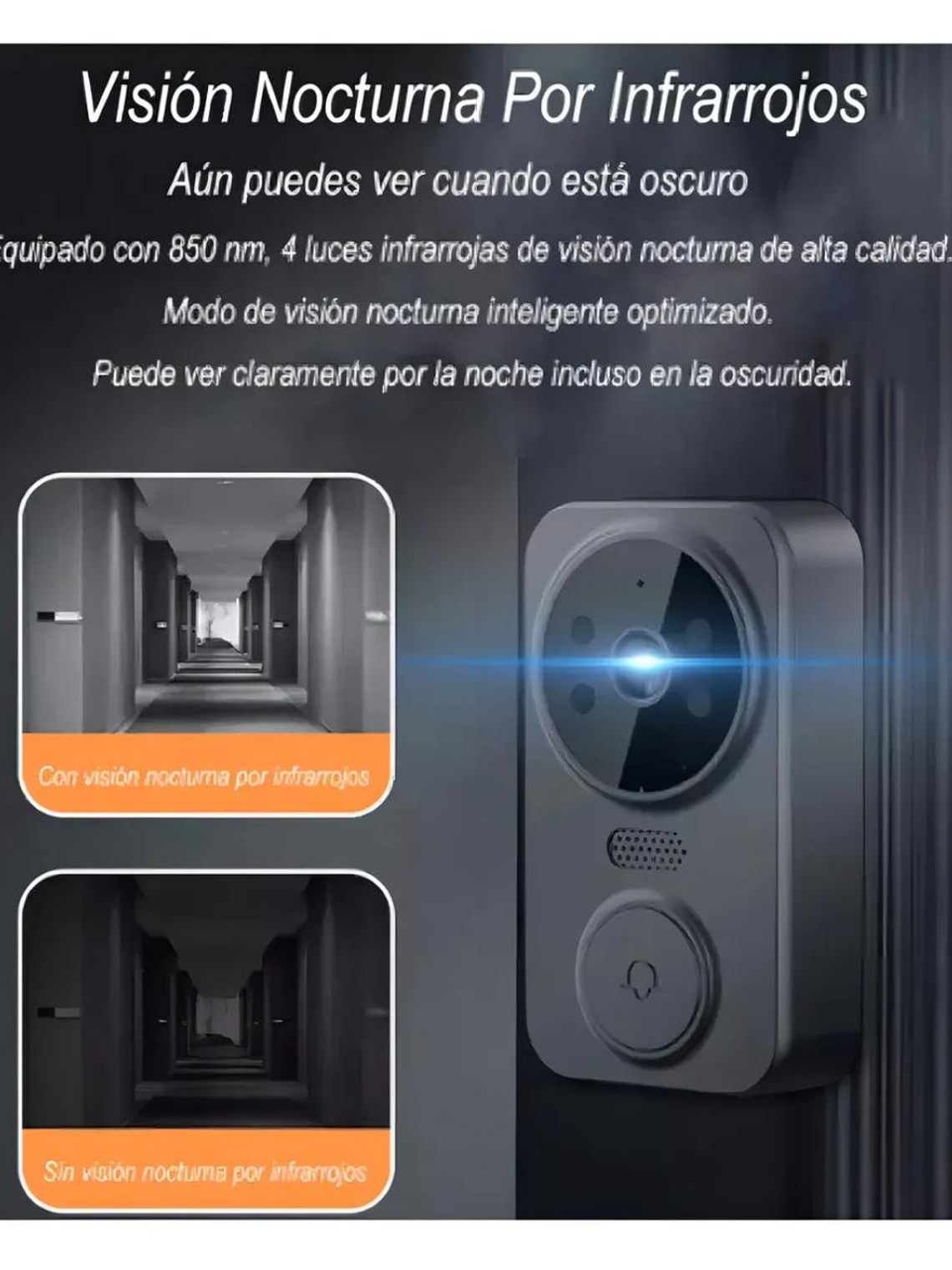 Timbre Visual Portero Con1080p Cámara+pantalla 4.3 Pulgadas 6