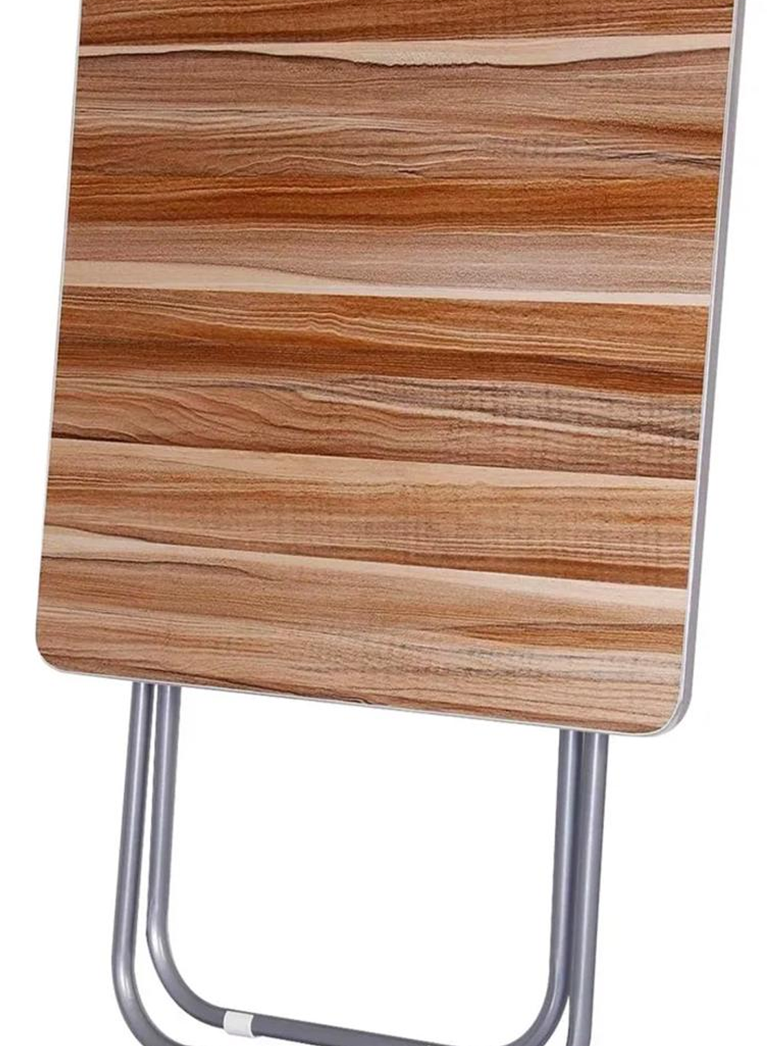 Mesa Plegable Homelyn En Acero Inoxidable Y Mdf Medidas 60x60cm Con Altura 70cm 3