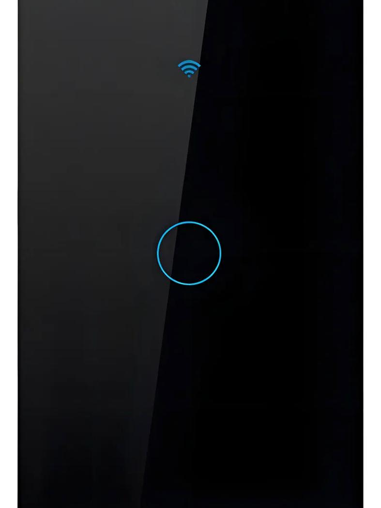 Interruptor Inteligente Wifi Negro Sin Neutro  2