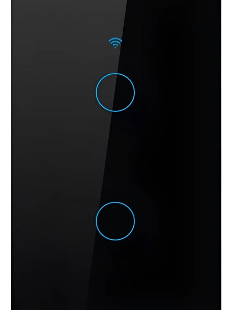 Interruptor Inteligente Wifi Negro Sin Neutro  3