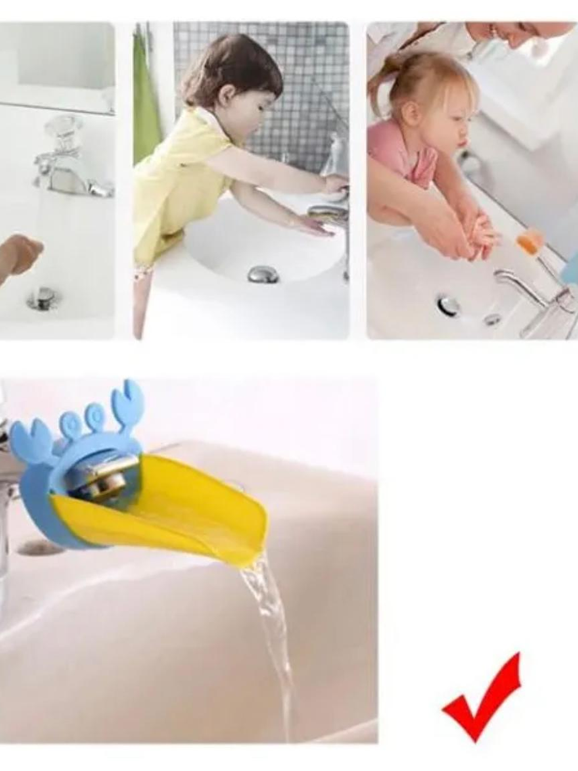 Extensor De Grifo, Lavamanos Infantil Cangrejito 2