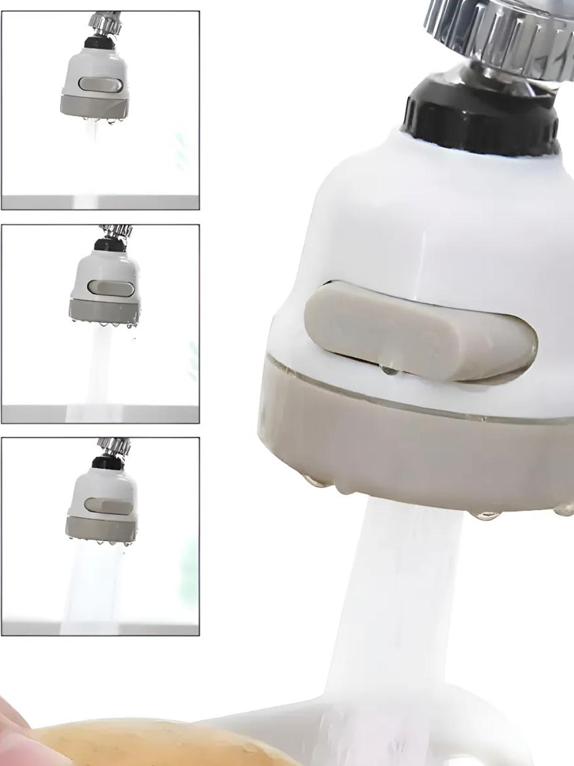 Boquilla Para Grifo Lavaplatos Cocina Regulable 3 Intensida Color Plateado 3