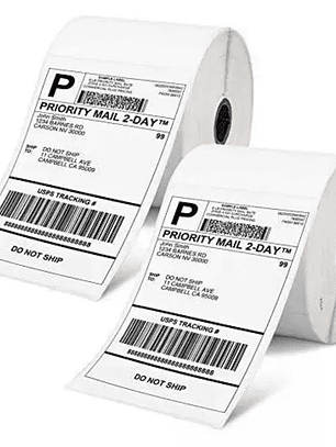 Etiquetas Térmicas Autoadhesivas Rollo 100 X 150 Mm 500 Unid