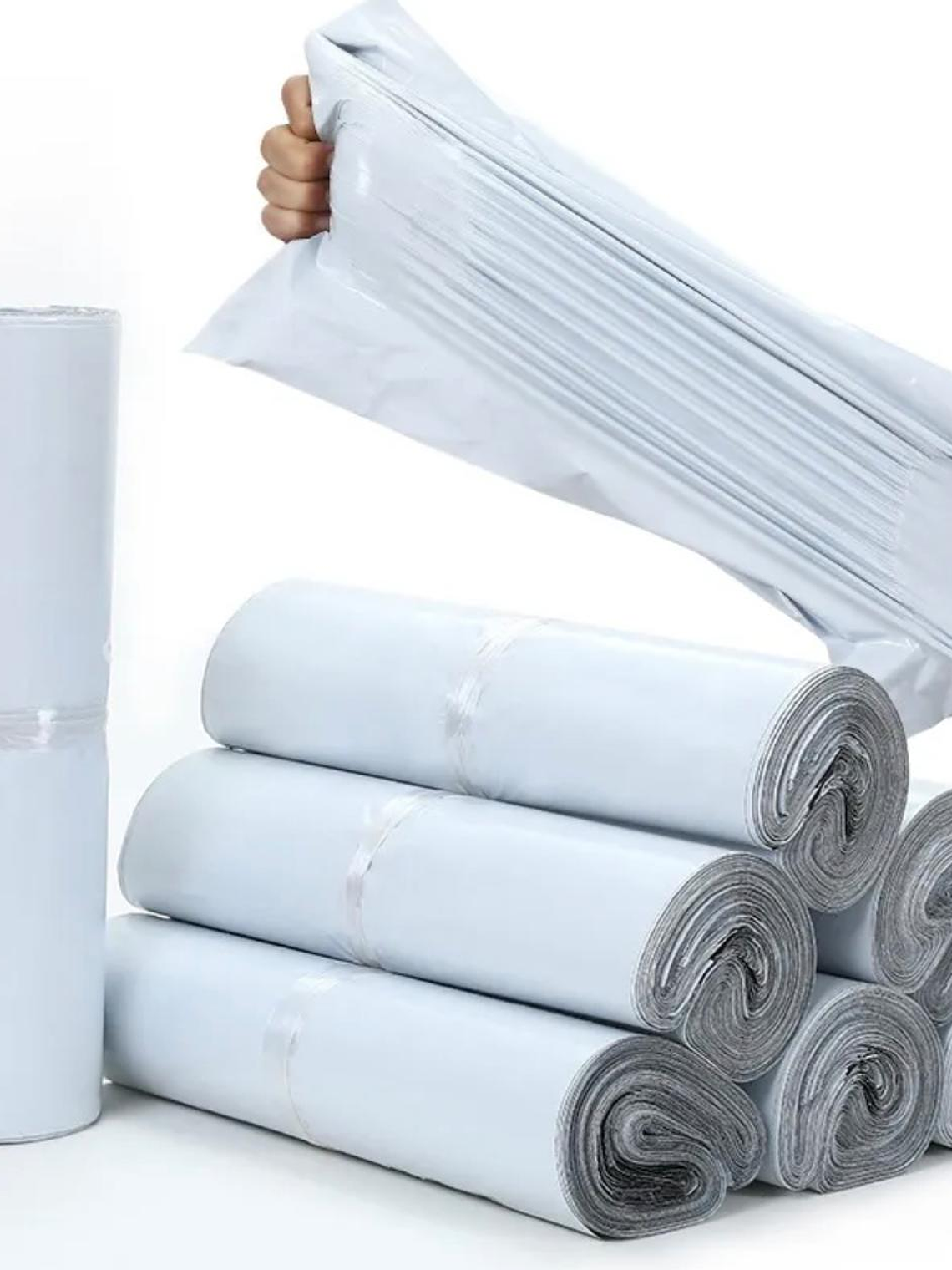 Pack 100 Bolsas De Embalaje Courier Sobre Autoadhesiva 42x54 1