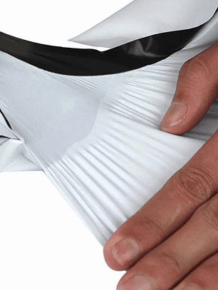 Pack 100 Bolsas De Embalaje Courier Sobre Autoadhesiva 42x54
