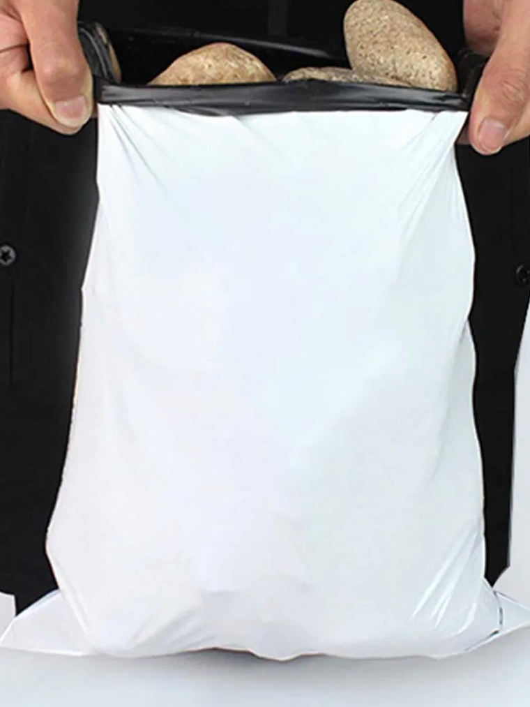 Pack 100 Bolsas De Embalaje Courier Sobre Autoadhesiva 42x54 3