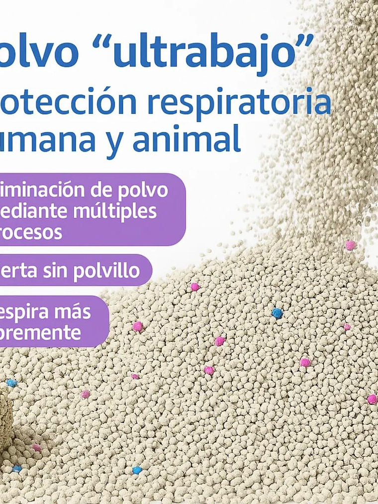 Arena Para Gatos Aglutinante 5 Kilos Sanitaria Para Gatos 5k 3