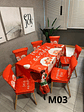 Set 7 Pcs - 6 Funda Para Silla Navidad + 1 Unidad Mantel. - Miniatura 2