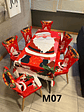 Set 7 Pcs - 6 Funda Para Silla Navidad + 1 Unidad Mantel. - Miniatura 6