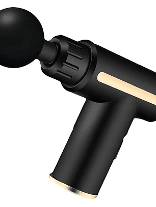 Masajeador Muscular Pistola Masaje Miofascial Color Negro