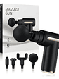 Masajeador Muscular Pistola Masaje Miofascial Color Negro - Miniatura 3