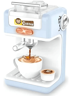 Maquina De Cafe Expreso Cafetera De Juguete Niñ@s Celeste