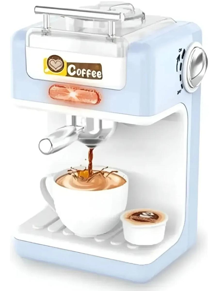 Maquina De Cafe Expreso Cafetera De Juguete Niñ@s Celeste 2