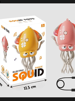 Pulpo Bailarín Juguete Mágico Electrónico Luces 