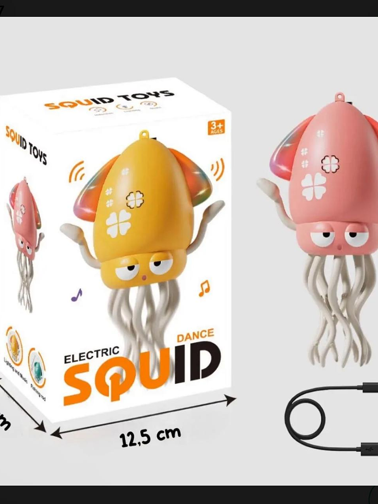 Pulpo Bailarín Juguete Mágico Electrónico Luces  2