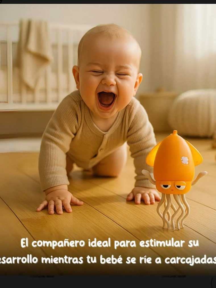 Pulpo Bailarín Juguete Mágico Electrónico Luces  5