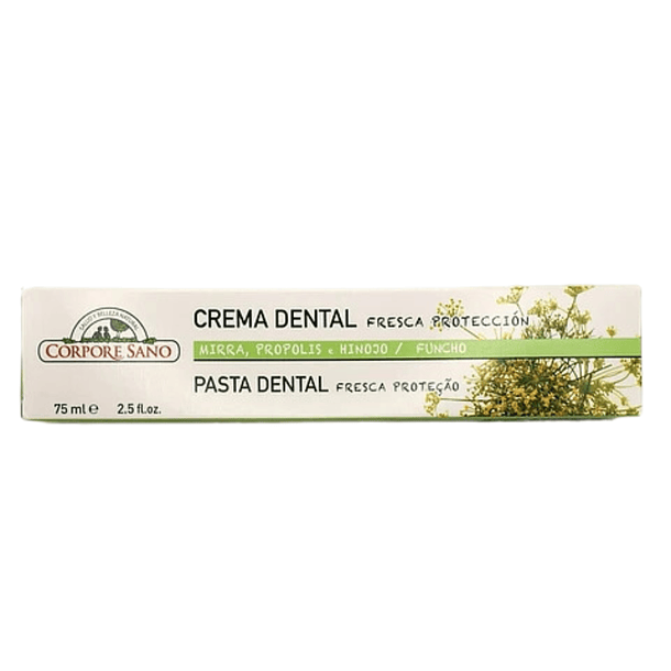 Crema Dental Protección Total, Tomillo, Menta, Romero, Enebro y Salvia, 75 ml.