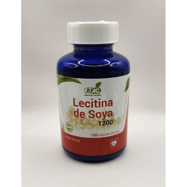 LECITINA DE SOYA 1200 mg x 100 CAPUSLAS BLANDAS.