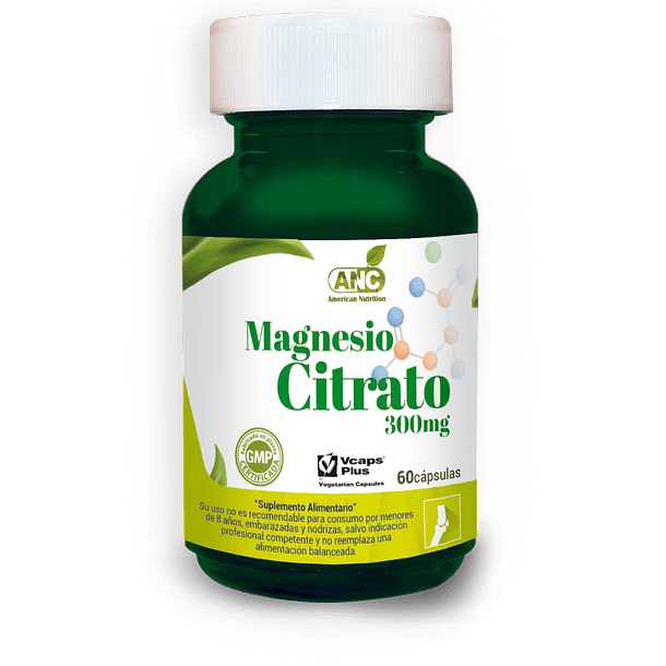 CITRATO DE MAGNESIO ANC 300 mg x 60 VCAPS PLUS