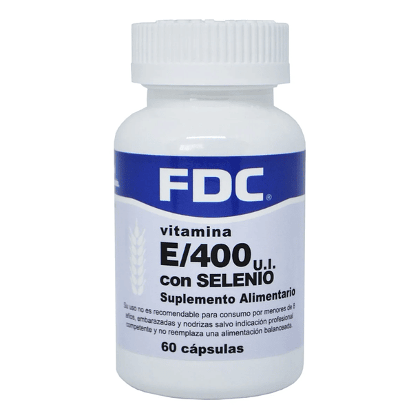  Vitamina E400+selenio X 60 Capsulas