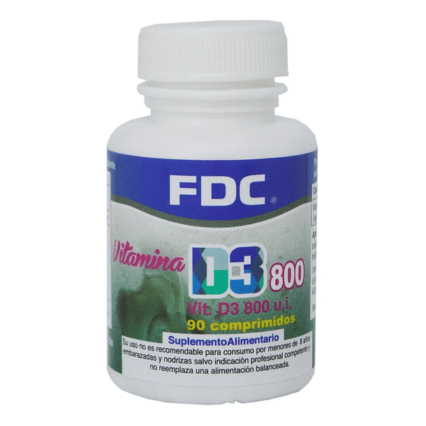 Vitamina D3 800 U.I. x 90 Comprimidos