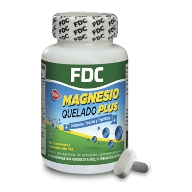 Magnesio Quelado Plus X 60 Comprimidos 