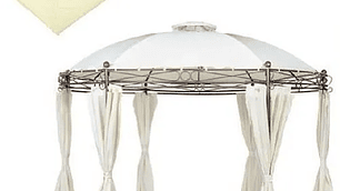 Repuesto de Techo para Toldo Pérgola Diam. 3,5 mts Redonda Homeparts