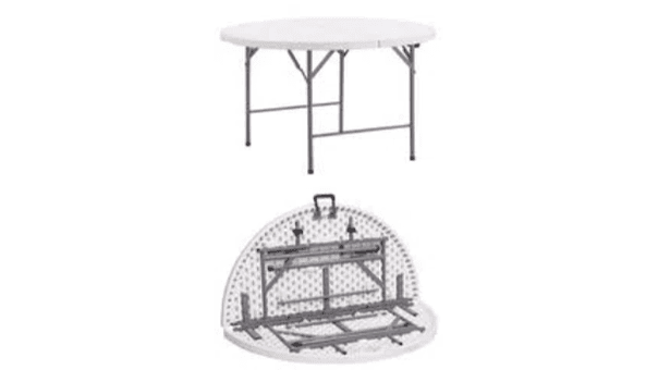 MESA PLEGABLE 150CM DIAMETRO 4