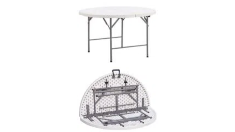 MESA PLEGABLE 150CM DIAMETRO 4