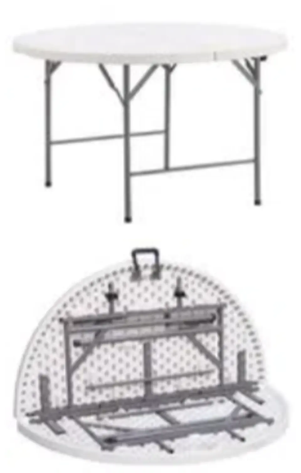 MESA PLEGABLE 150CM DIAMETRO 4