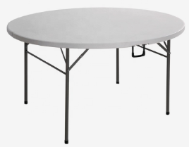 MESA PLEGABLE 150CM DIAMETRO