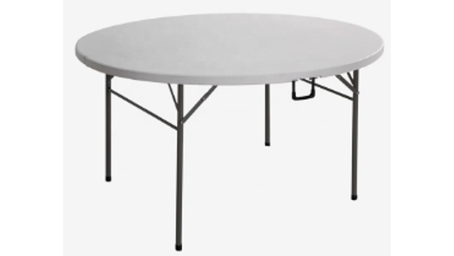 MESA PLEGABLE 150CM DIAMETRO 1