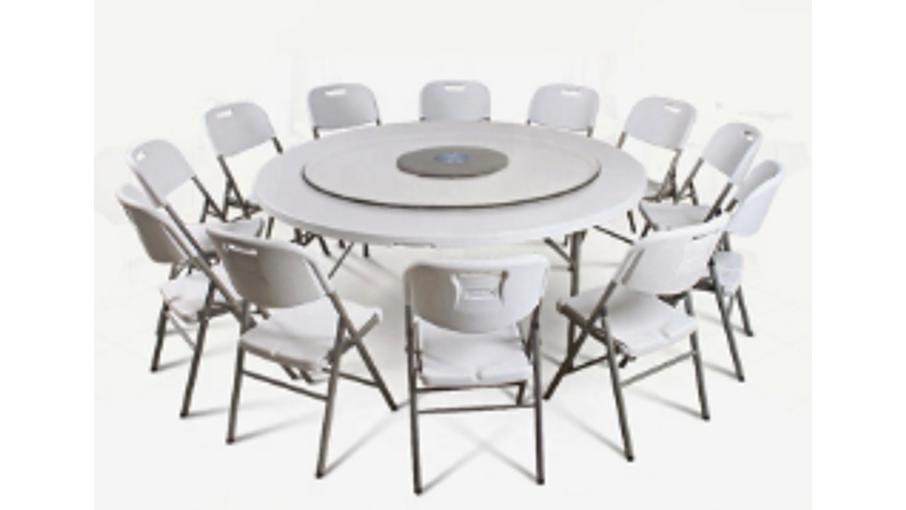 MESA PLEGABLE 150CM DIAMETRO 3