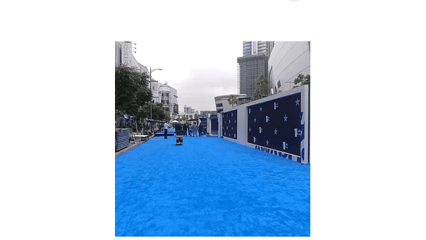 Alfombra de cubrepiso 12x6 metros para Eventos 1