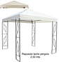 OUTLET Repuesto tela techo 2,5x2,5 - Miniatura 1