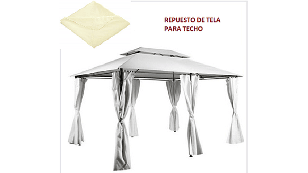 Repuesto de Techo para Toldo Pérgola 4x3 mts. Romana 2