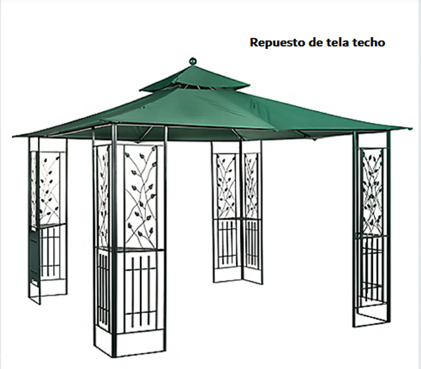 Repuesto de Techo para Toldo Pérgola 3,25x3,25 mt Panel esquinado Homeparts 1