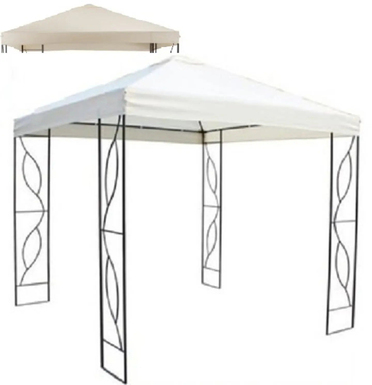 Repuesto de Techo para Toldo Pérgola 2,5x2,5 Mts. Homeparts 2