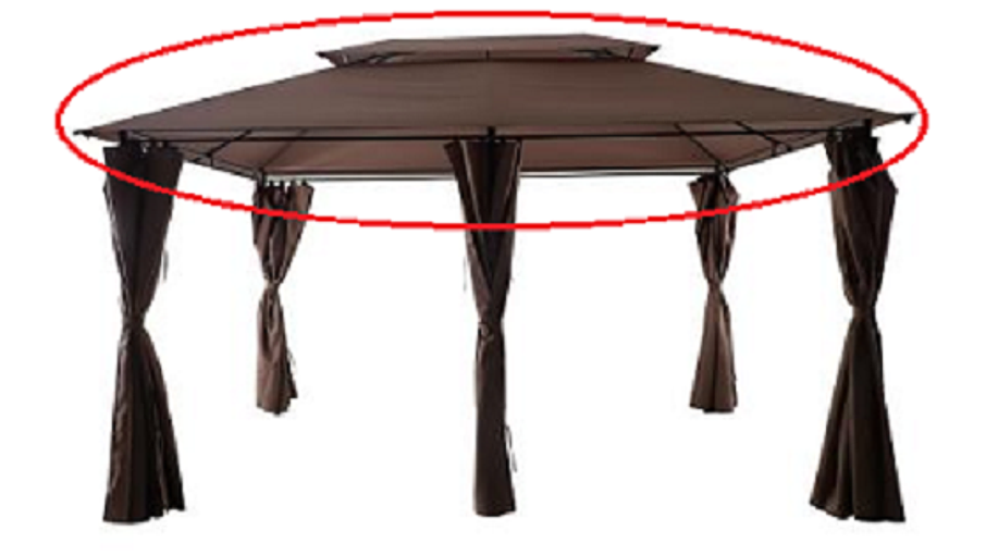 Repuesto de Techo para Toldo Pérgola 4x3 mts. Romana 1