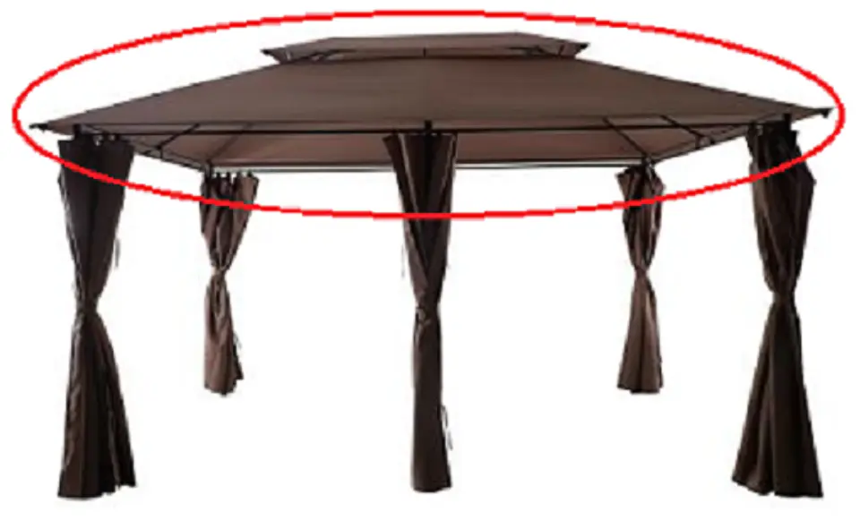 Repuesto de Techo para Toldo Pérgola 4x3 mts. Romana 1