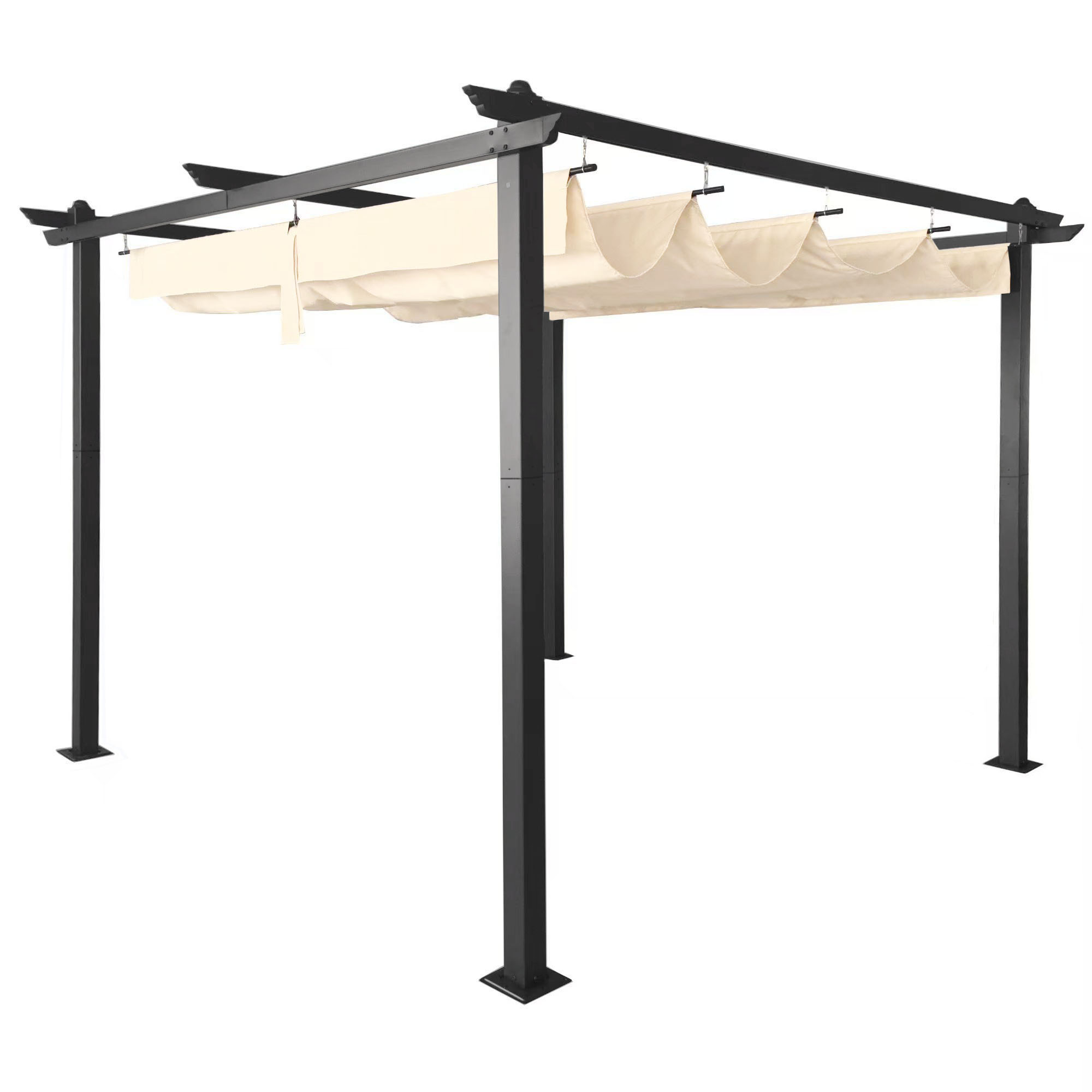 Pérgola Retráctil de Aluminio 3x3 Metros