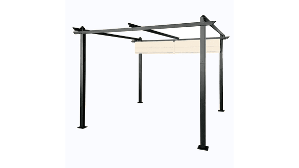 Pérgola Retráctil de Aluminio 3x3 Metros Homeparts 2