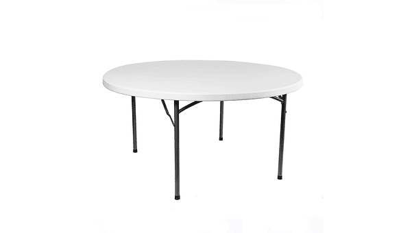 MESA PLEGABLE REDONDA 120CM DIAMETRO 1