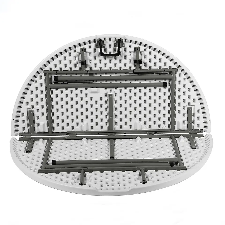 MESA PLEGABLE REDONDA 120CM DIAMETRO 2