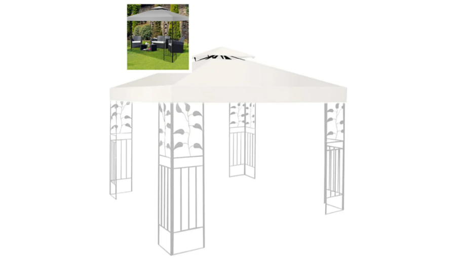 Repuesto de Techo para Toldo Pérgola 3,25x3,25 mt Panel esquinado Homeparts 3