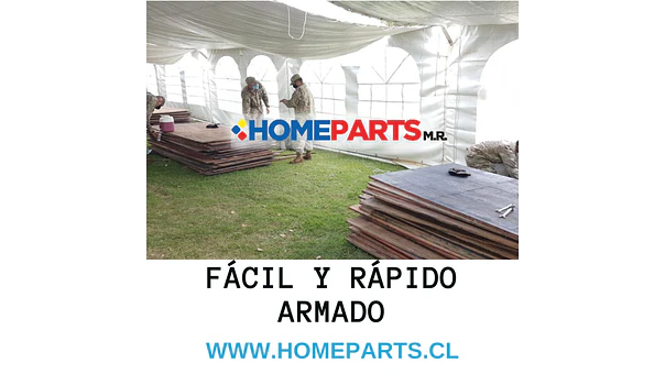 PREVENTA - CARPA 12X6 METROS PVC IMPERMEABLE HEAVY DUTY 2